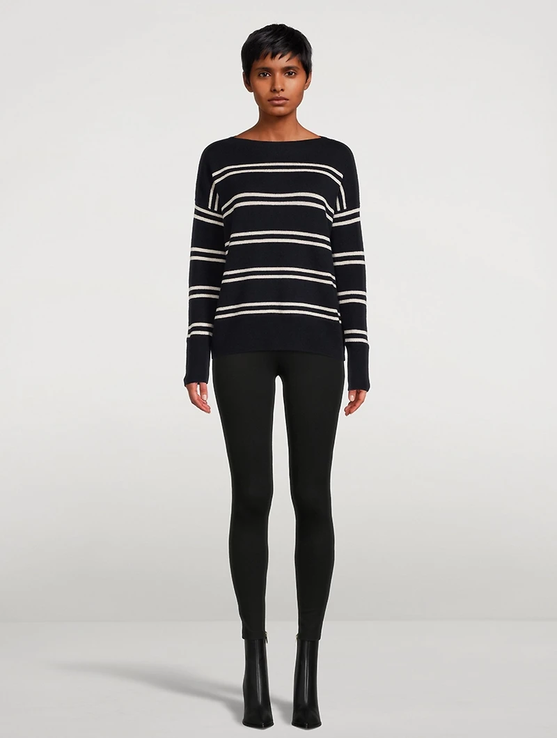 Double Stripe Wool And Cashmere Sweater