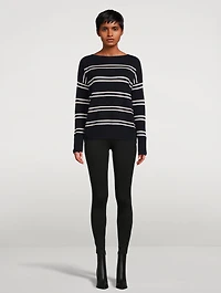 Double Stripe Wool And Cashmere Sweater