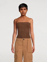 Strapless Knit Top