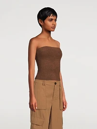 Strapless Knit Top