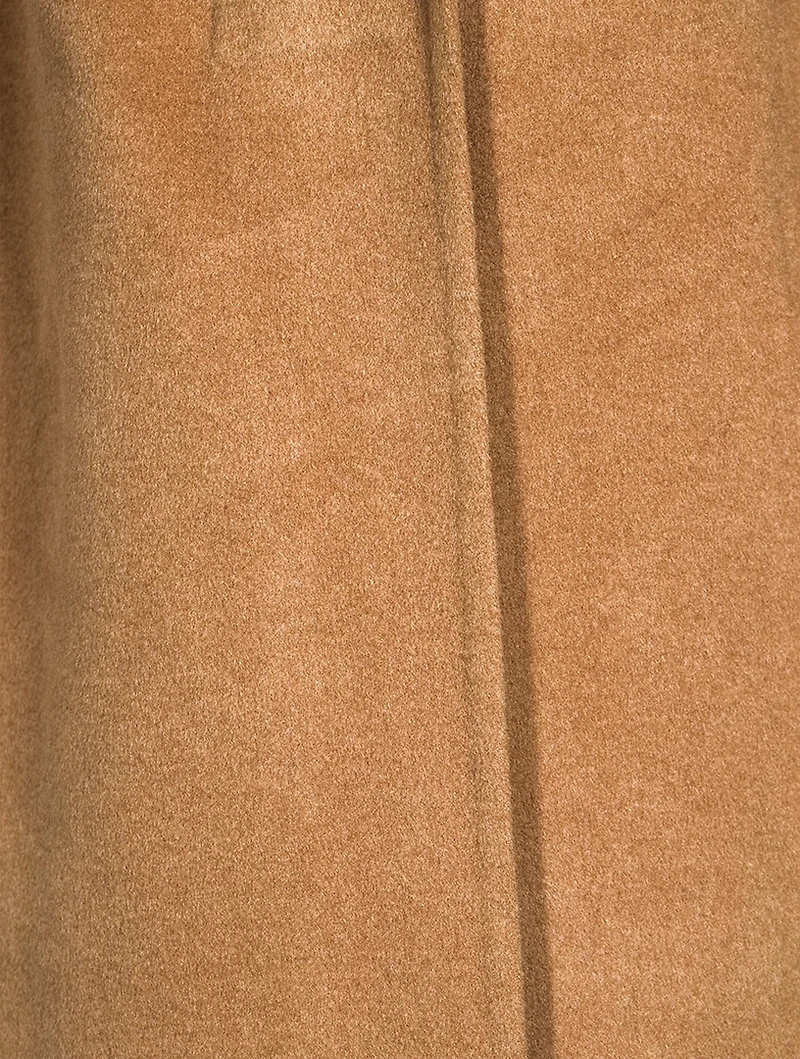 Belted Wool And Cashmere Coat