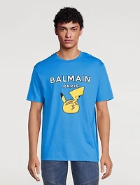 Pokémon x Balmain Cotton T-Shirt