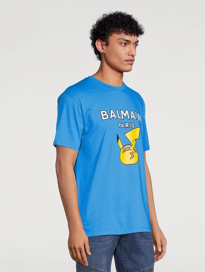 Pokémon x Balmain Cotton T-Shirt
