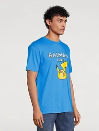 Pokémon x Balmain Cotton T-Shirt