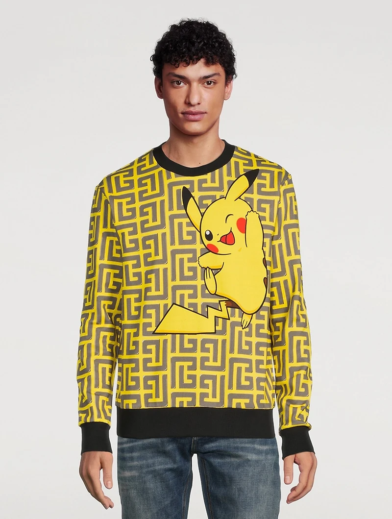 Pokémon x Balmain Printed Sweatshirt
