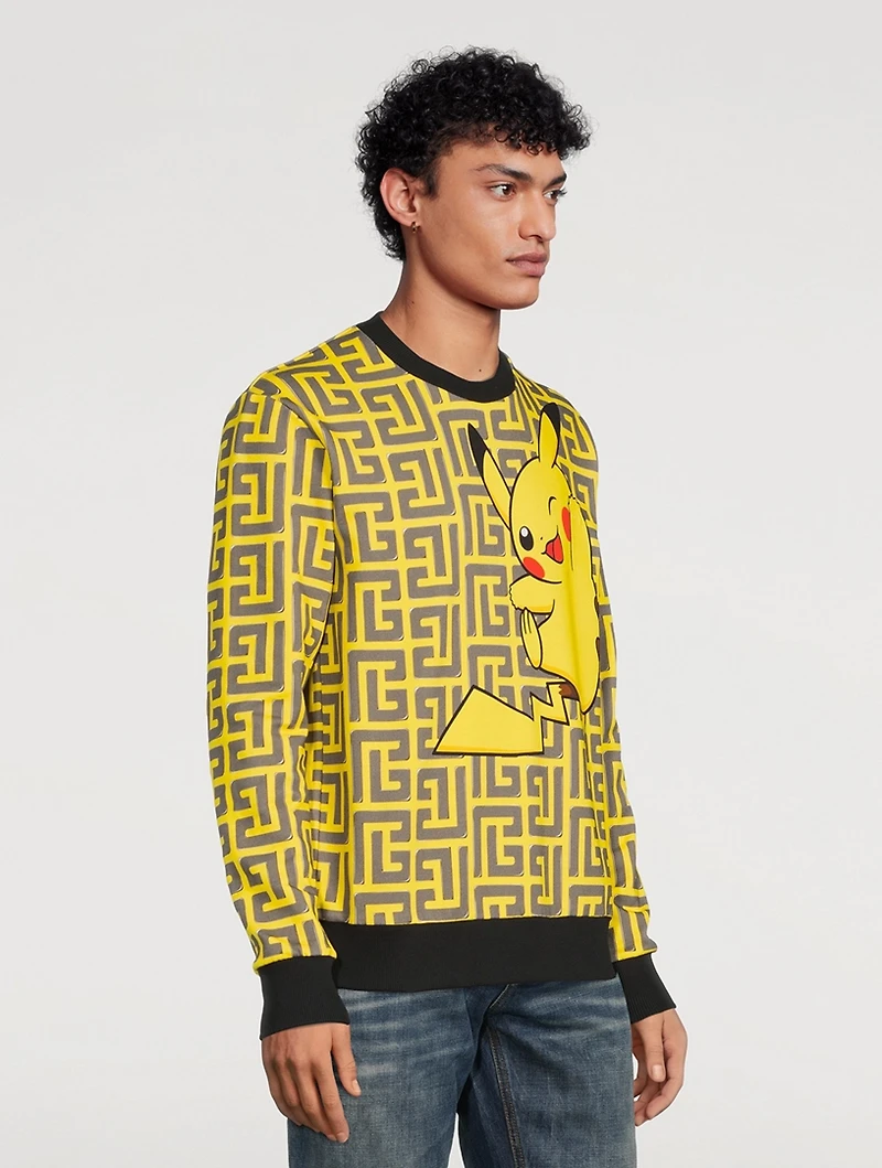Pokémon x Balmain Printed Sweatshirt