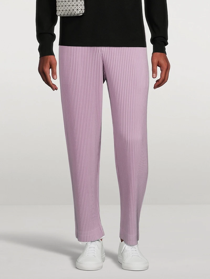 Colour Pleats Pants