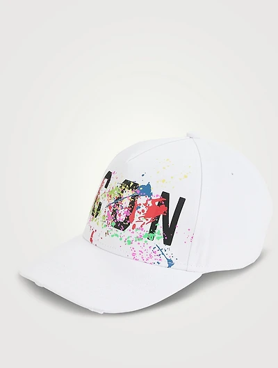 Icon Splatter Baseball Cap