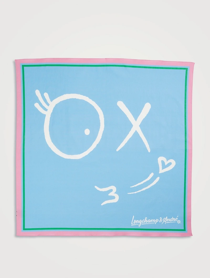 Longchamp x André Cotton Scarf