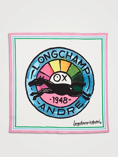 Longchamp x André Cotton Scarf