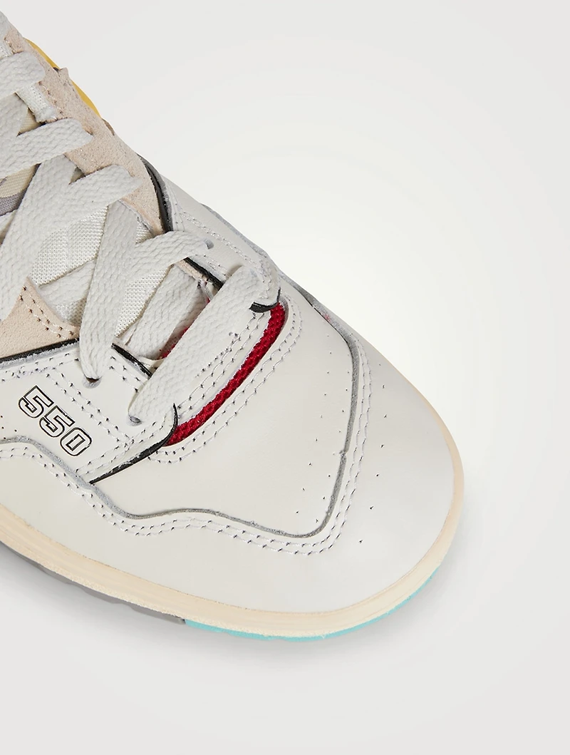 550 Leather Sneakers