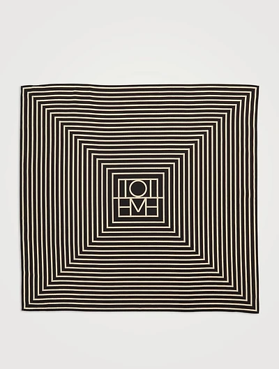 Silk Signature Monogram Scarf