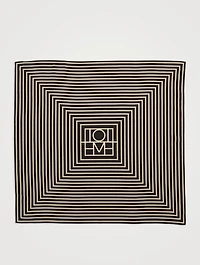 Silk Signature Monogram Scarf