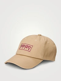 Canvas Baseball Cap With Logo