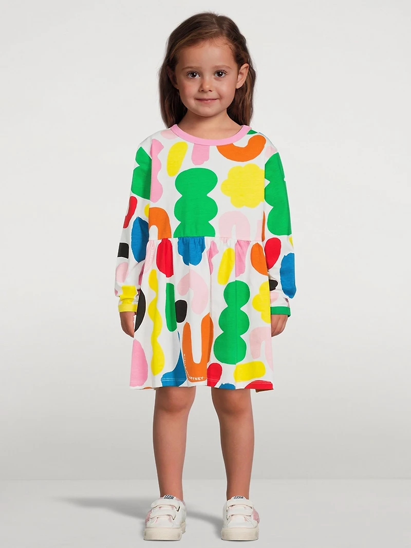Cotton Dress Shapes Print