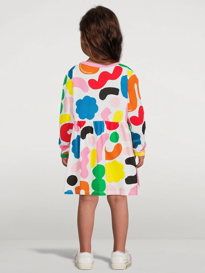 Cotton Dress Shapes Print