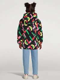Faux Fur Coat With Stella Logo