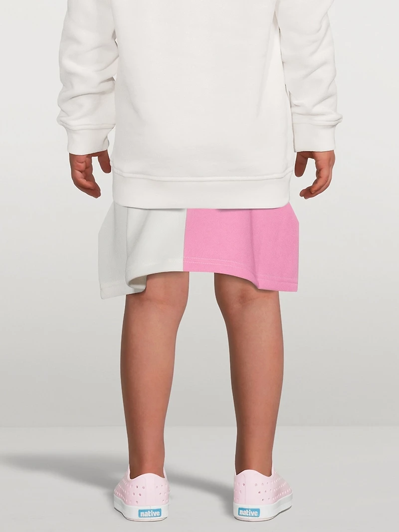 Cotton Colourblock Skirt