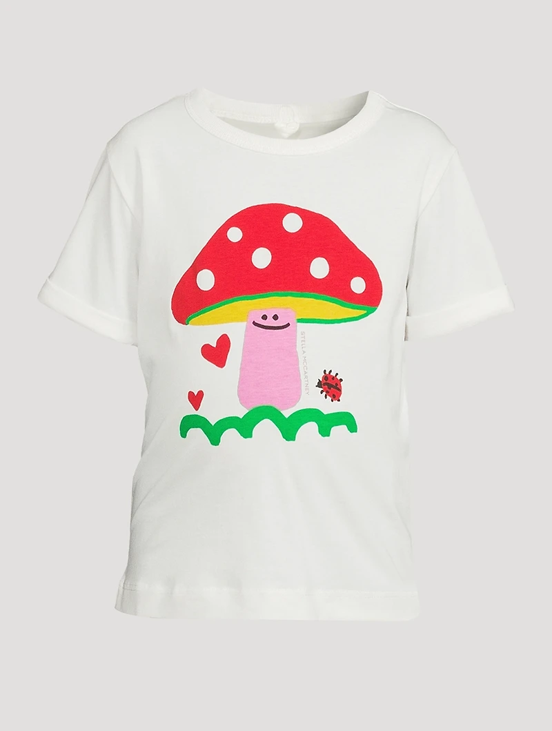 Mushroom Cotton T-Shirt