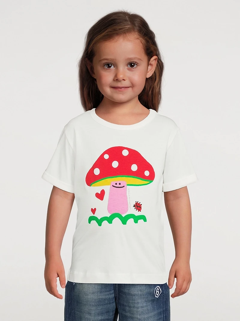Mushroom Cotton T-Shirt