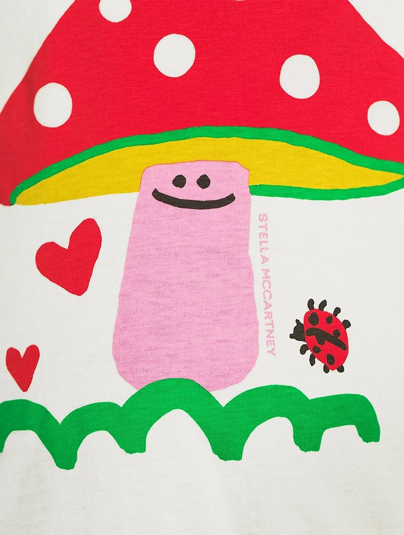 Mushroom Cotton T-Shirt