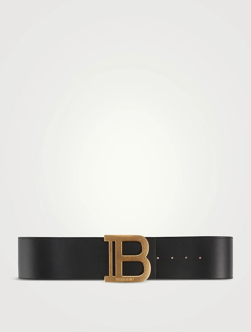 B-Belt Wide Leather Belt