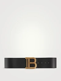 B-Belt Wide Leather Belt