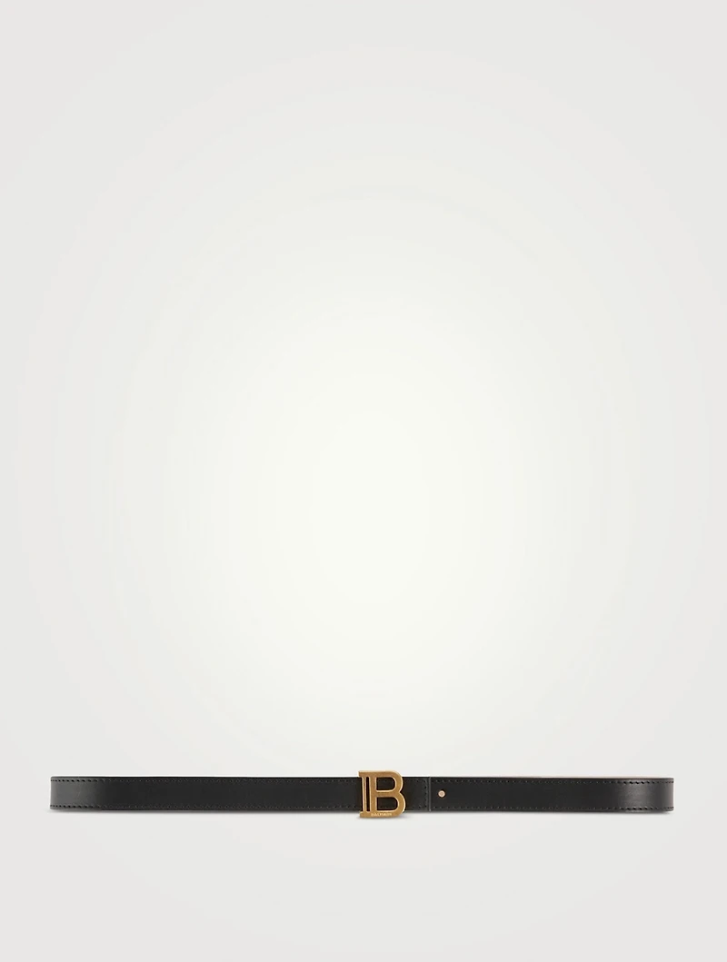 B-Belt Slim Leather Belt