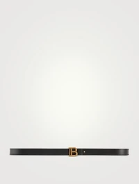 B-Belt Slim Leather Belt