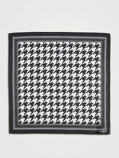 Bandana Scarf In Houndstooth