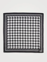 Bandana Scarf In Houndstooth