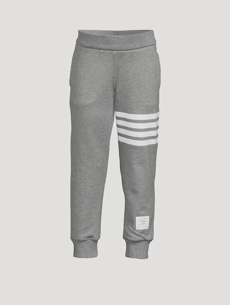 Cotton Loopback Jersey Four-Bar Sweatpants
