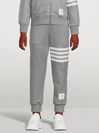 Cotton Loopback Jersey Four-Bar Sweatpants
