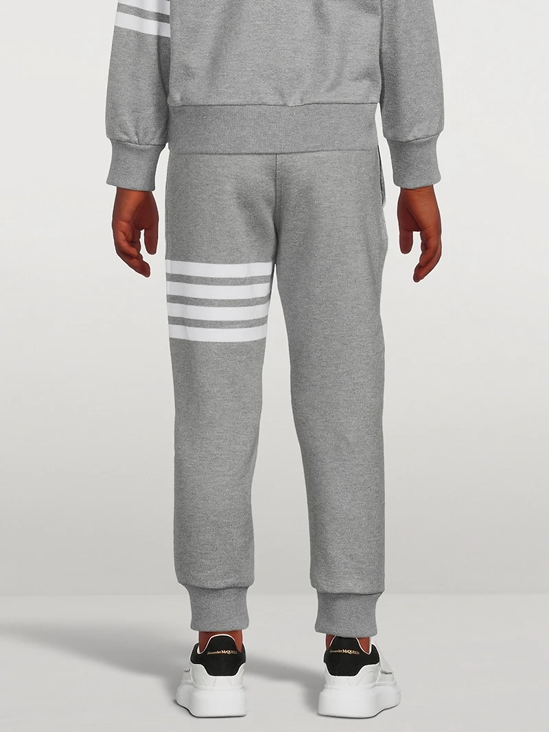 Cotton Loopback Jersey Four-Bar Sweatpants