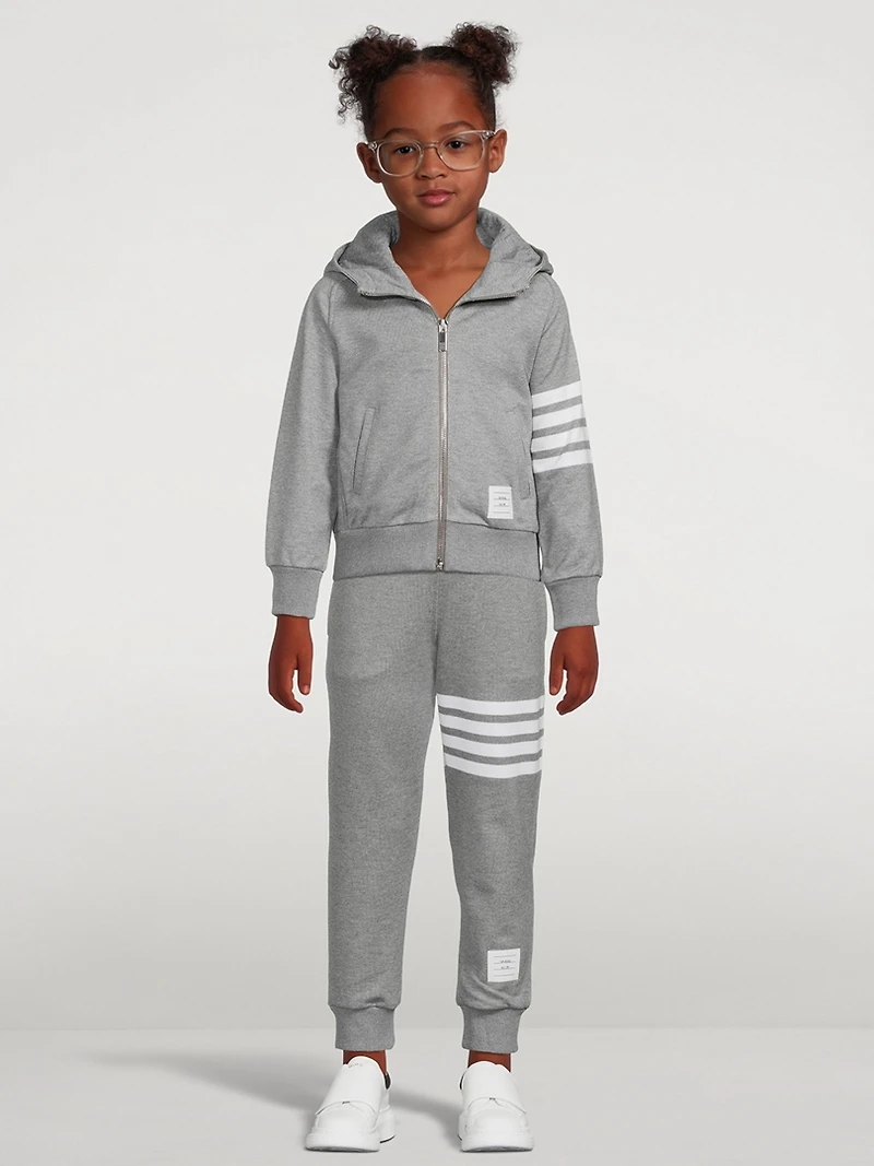 Cotton Loopback Jersey Four-Bar Sweatpants