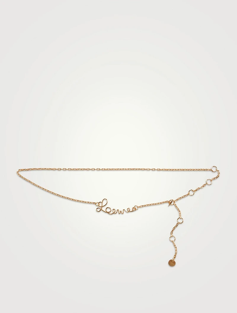 Paula's Ibiza Loewe Chain Belt