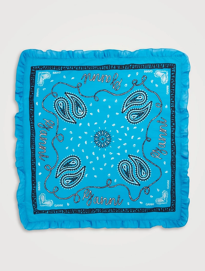 Organic Cotton Ruffle Bandana