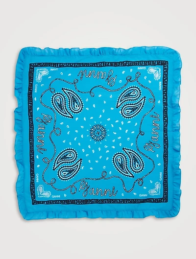 Organic Cotton Ruffle Bandana