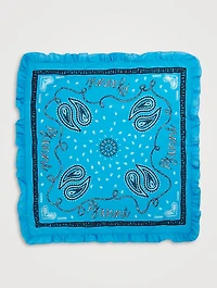 Organic Cotton Ruffle Bandana