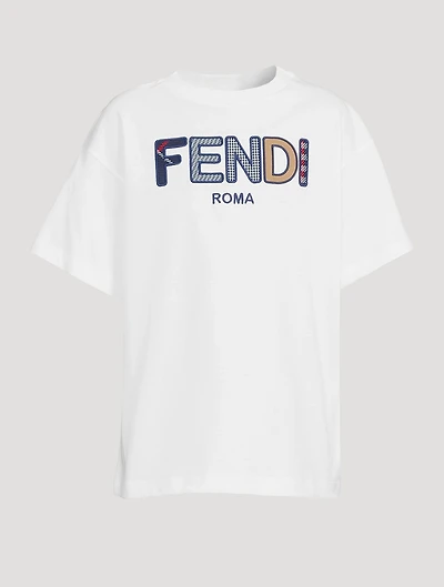 Kids Cotton Text T-Shirt