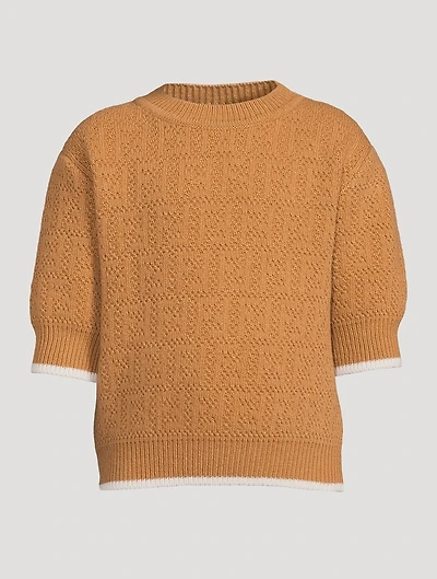 Kids FF Wool Short-Sleeve Sweater