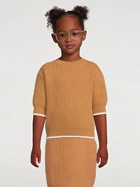Kids FF Wool Short-Sleeve Sweater