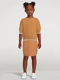 Kids FF Wool Short-Sleeve Sweater