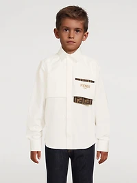 Kids Cotton Shirt With Pocket