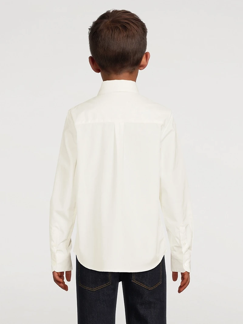 Kids Cotton Shirt With Pocket
