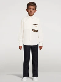 Kids Cotton Shirt With Pocket