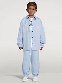 Kids Reversible Sweatpants With FF Print