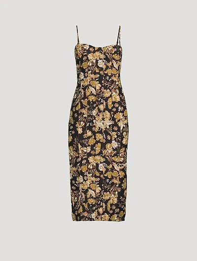 Palermo Midi Dress Floral Print