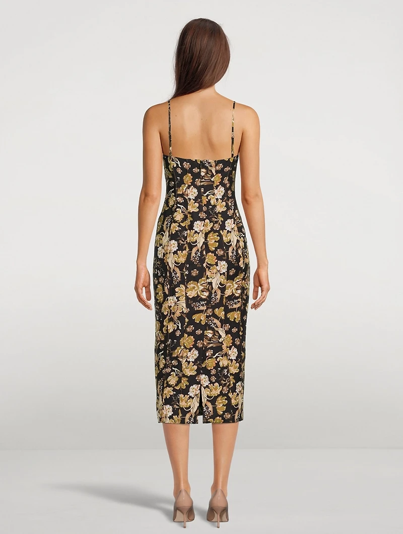 Palermo Midi Dress Floral Print