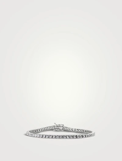 Francine White Gold Vermeil Tennis Bracelet